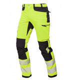 HI-VIS elastīgas darba bikses BoSafety Tension