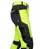 HI-VIS elastīgas darba bikses BoSafety Tension