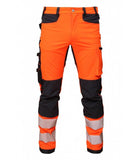 HI-VIS elastīgas darba bikses BoSafety Tension