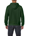 Džemperis ar rāvējslēdzēju un kapuci GI18600 HEAVY BLEND™ UNISEX