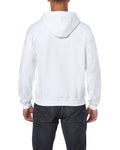Džemperis ar rāvējslēdzēju un kapuci GI18600 HEAVY BLEND™ UNISEX