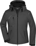 Sieviešu trīsslāņu ziemas softshell jaka James & Nicholson JN 1001