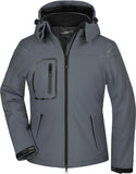 Sieviešu trīsslāņu ziemas softshell jaka James & Nicholson JN 1001