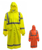 Augstas redzamības lietusmētelis PU/PVC 0S-106/R