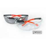 Drošības brilles Pesso 92233, silver mirror