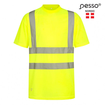 Augstas redzamības (hi-vis) darba t-krekli un Polo krekli