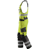 Darba puskombinezons SNICKERS WORKWEAR HI-VIS ar nokarenām kabatām 2. klase