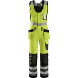 Darba puskombinezons SNICKERS WORKWEAR HI-VIS ar nokarenām kabatām 2. klase