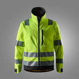 SoftShell jaka SNICKERS WORKWEAR Hi-Vis AllroundWork, klase 3
