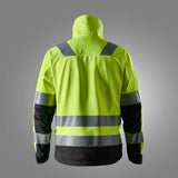SoftShell jaka SNICKERS WORKWEAR Hi-Vis AllroundWork, klase 3