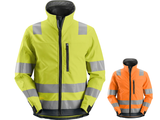 SoftShell jaka SNICKERS WORKWEAR Hi-Vis AllroundWork, klase 3