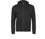 Biezs vīriešu hūdijs ar rāvējslēdzēju Tee Jays TJ 5508 Interlock
