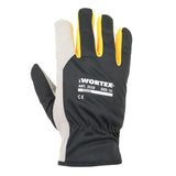 Sintētiskās ādas ziemas cimdi WORTEX 3507...3512