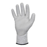 PU pārklājuma cimdi WORTEX 6017…6021, griezumu izturība B