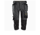 Pusgarās bikses SNICKERS WORKWEAR AllroundWork STRETCH PIRATE ar nokarenām kabatām
