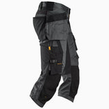 Pusgarās bikses SNICKERS WORKWEAR AllroundWork STRETCH PIRATE ar nokarenām kabatām
