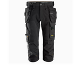 Pusgarās softshell bikses SNICKERS Allroundwork PIRATE ar nokarenām kabatām