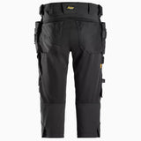 Pusgarās softshell bikses SNICKERS Allroundwork PIRATE ar nokarenām kabatām