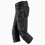 Pusgarās softshell bikses SNICKERS Allroundwork PIRATE ar nokarenām kabatām