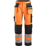 Darba bikses SNICKERS WORKWEAR AllroundWork Hi-Vis ar nokarenām kabatām, klase 2