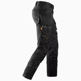 Darba bikses SNICKERS WORKWEAR AllroundWork no elastīga auduma ar nokarenām kabatām 