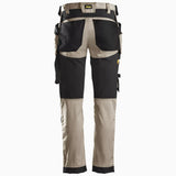 Darba bikses SNICKERS WORKWEAR AllroundWork no elastīga auduma ar nokarenām kabatām 