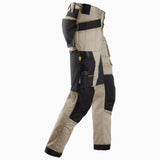 Darba bikses SNICKERS WORKWEAR AllroundWork no elastīga auduma ar nokarenām kabatām 