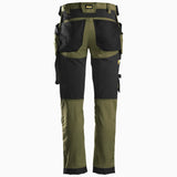 Darba bikses SNICKERS WORKWEAR AllroundWork no elastīga auduma ar nokarenām kabatām 