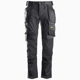 Darba bikses SNICKERS WORKWEAR AllroundWork no elastīga auduma ar nokarenām kabatām 