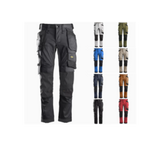 Darba bikses SNICKERS WORKWEAR AllroundWork no elastīga auduma ar nokarenām kabatām 