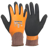 Dubultie lateksa pārklājuma cimdi WORTEX 6307…6311