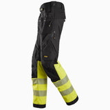 Bikses SNICKERS Hi-Vis Stretch ar nokarenām kabatām, 1. klase 