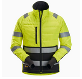 Viegla, polsterēta jaka SNICKERS WORKWEAR Hi-Vis, 2. klase