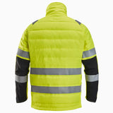 Viegla, polsterēta jaka SNICKERS WORKWEAR Hi-Vis, 2. klase