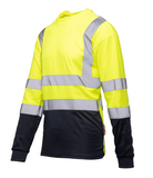 T-krekls ar garām rokām BRIXTON FLASH 50/50 Hi-vis