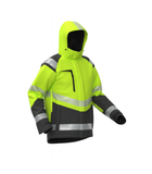Ziemas softshell darba jaka BoSafety ATLANTA HI-VIS C2