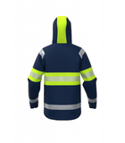 Ziemas softshell darba jaka BoSafety ATLANTA ar HI-VIS elementiem