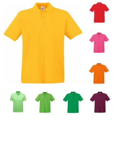 VĪRIEŠU POLO T-KREKLS FRUIT OF THE LOOM PREMIUM POLO