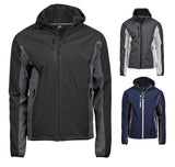 Vīriešu trīsslāņu softshell jaka ar kapuci Tee Jays TJ 9514