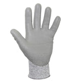 PU pārklājuma cimdi WORTEX 6707...6711, griezumu izturība D