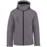 Vīriešu trīsslāņu softshell jaka ar kapuci KARIBAN K413