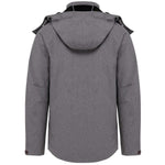 Vīriešu trīsslāņu softshell jaka ar kapuci KARIBAN K413