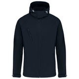Vīriešu trīsslāņu softshell jaka ar kapuci KARIBAN K413