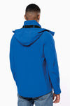Vīriešu trīsslāņu softshell jaka ar kapuci KARIBAN K413