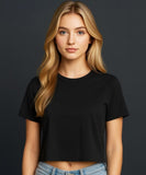 Biezs sieviešu T-krekls Next Level Apparel N 7610 CROP TOP