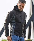 Vīriešu trīsslāņu softshell jaka ar kapuci Tee Jays TJ 9514