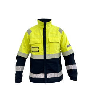 Antistatiska darba jaka BoSafety MULTISAFE III kat. Hi-vis C2