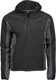 Vīriešu trīsslāņu softshell jaka ar kapuci Tee Jays TJ 9514