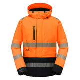 Ūdensizturīga ziemas darba jaka Pesso Montreal HI-VIS