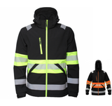 Softshell darba jaka VALENCIA  ar segmentētu atstarotāja joslu